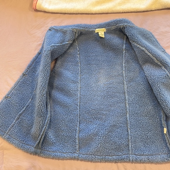 Vintage Blue Suede Vest - Picture 3 of 8